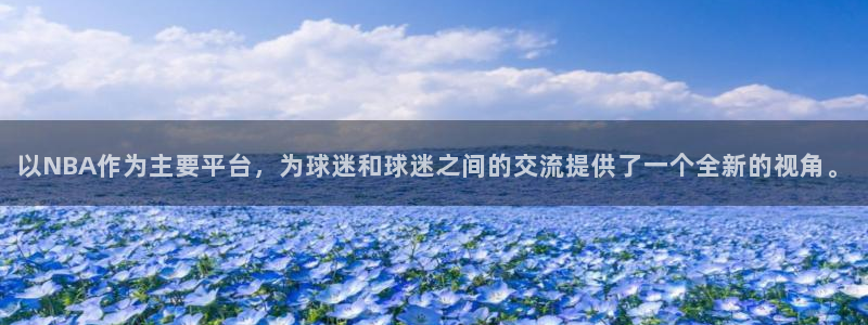 以NBA作为主要平台，为球迷和球迷之间的交流提供了一个全新的视角。